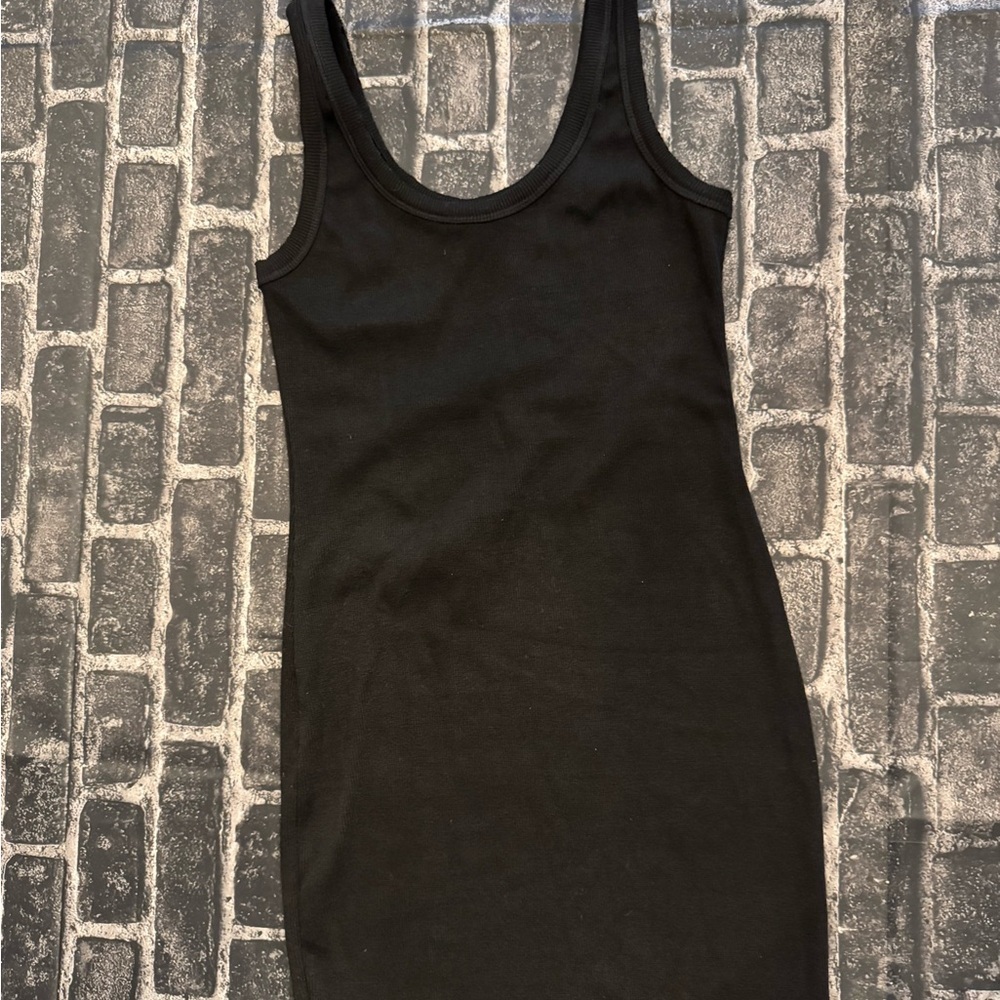 Fashion Nova Black Midi Dress